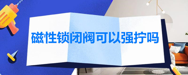 砚山磁性锁闭阀可以强拧吗